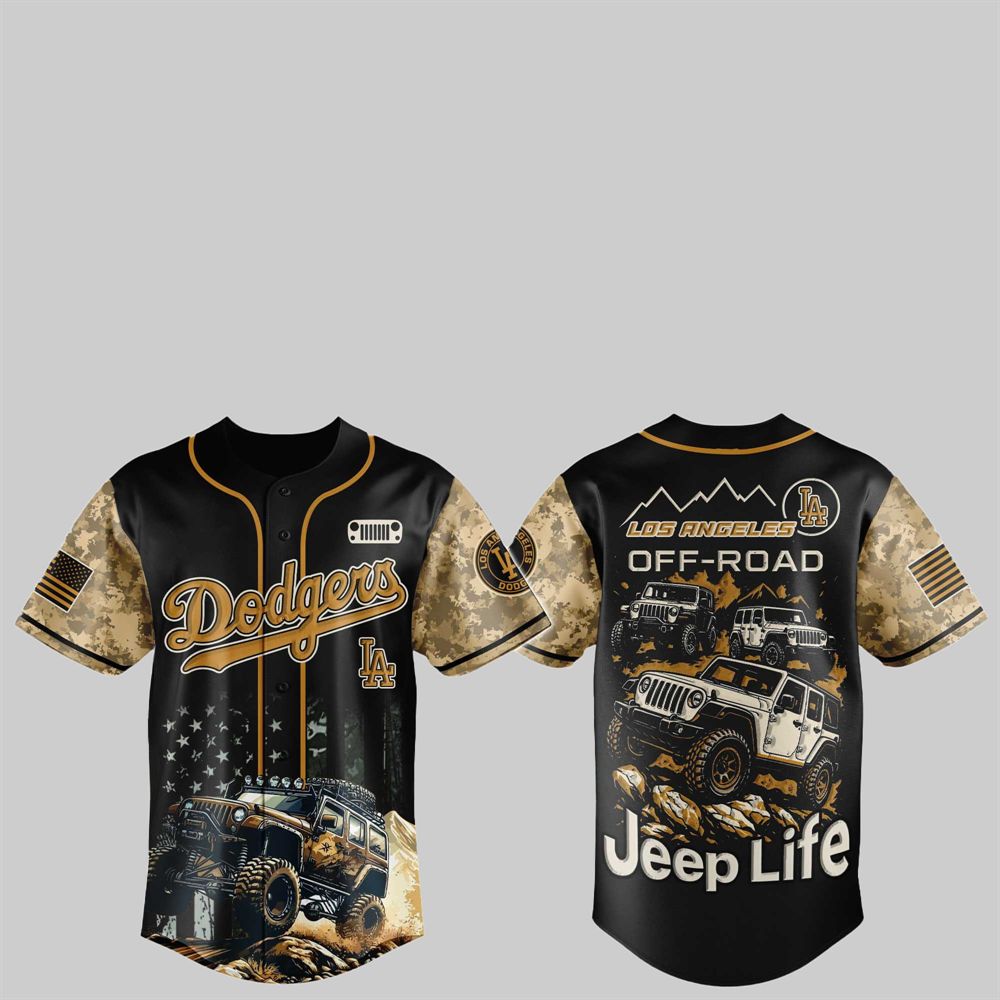 LA Dodgers Jeep Life Jersey 2025 - Grishko.com