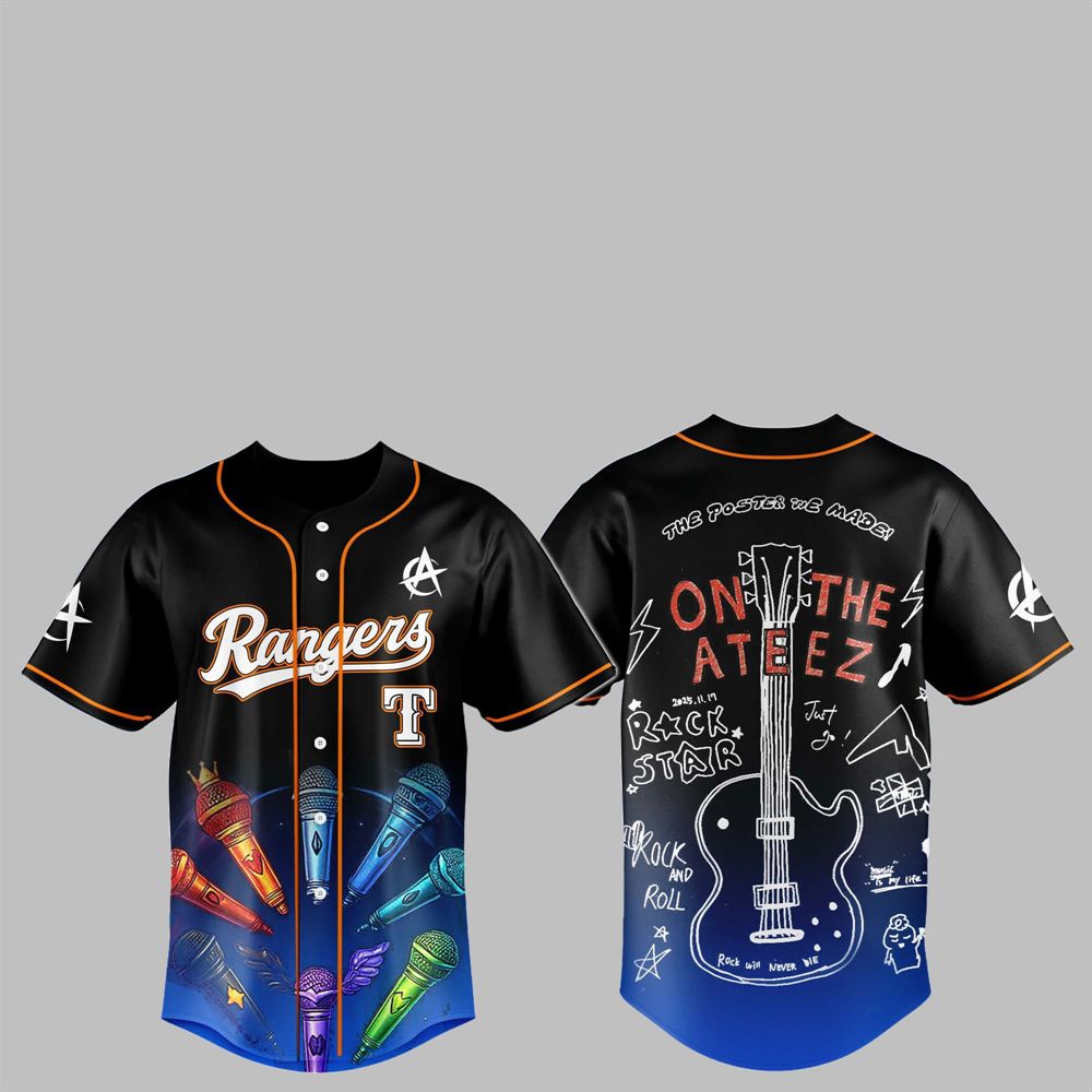 Rangers ATEEZ 2025 World Tour Jersey - Grishko.com