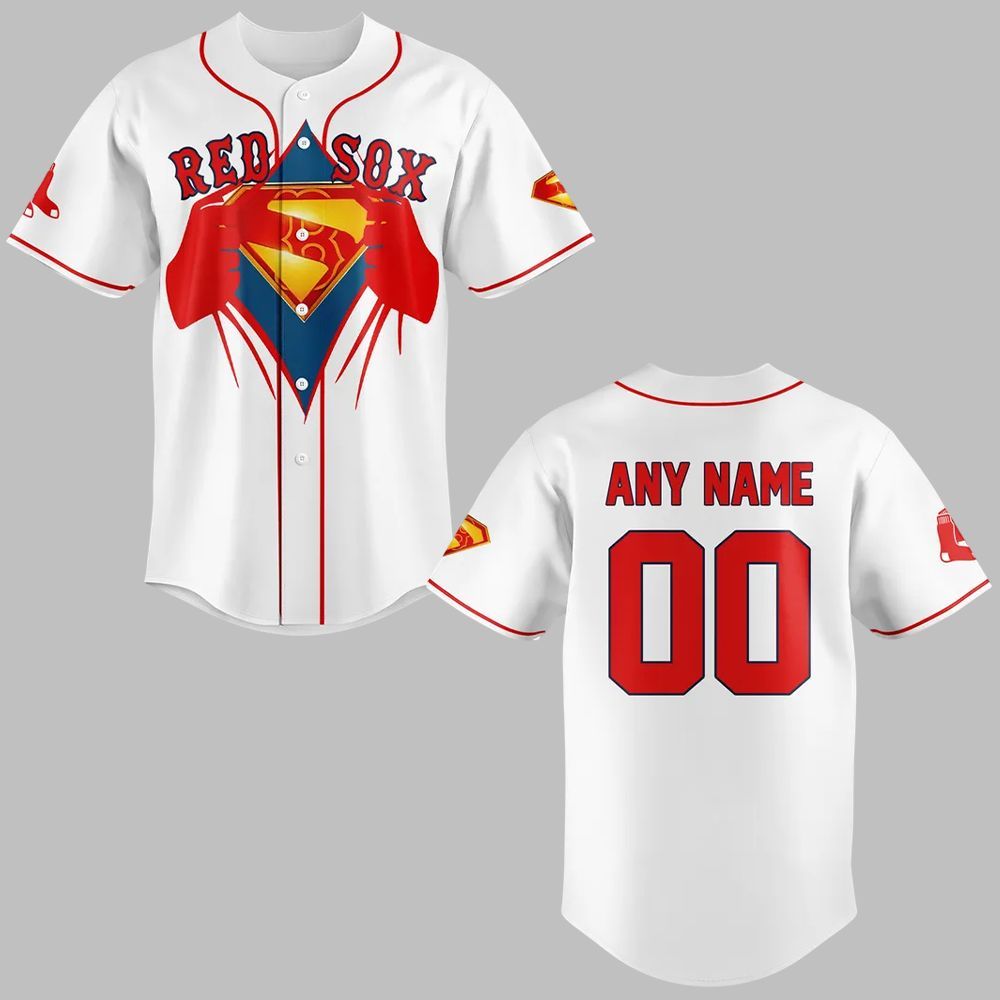 Red Sox Superman Night Jersey 2025 - Grishko.com