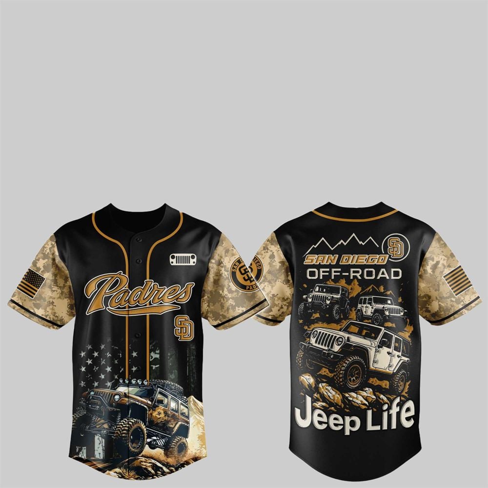SD Padres Jeep Life Jersey 2025 - Grishko.com