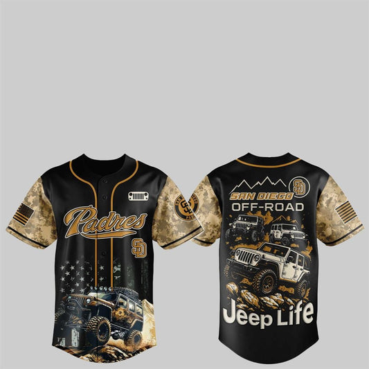 SD Padres Jeep Life Jersey 2025 - Grishko.com
