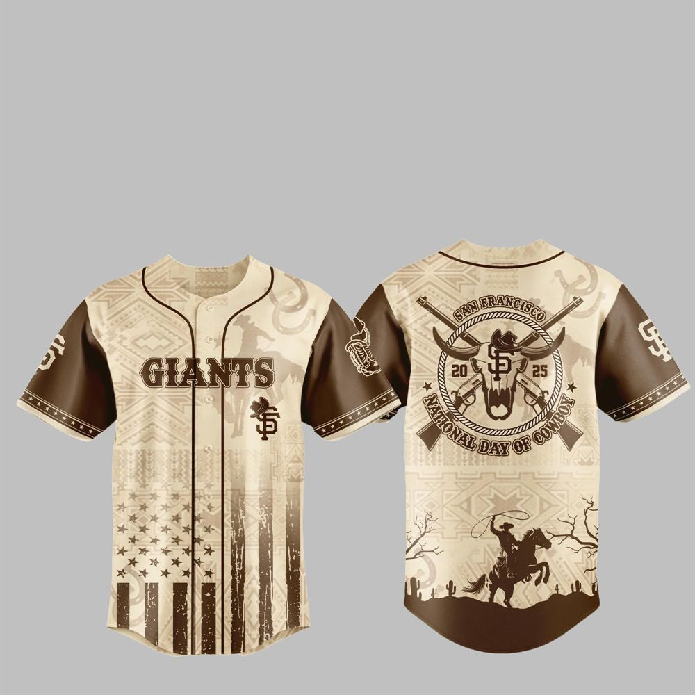 SF Giants National Day of Cowboy 2025 Jersey - Grishko.com