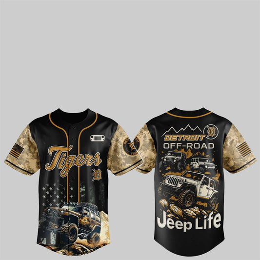 Tigers Jeep Life Jersey 2025 - Grishko.com
