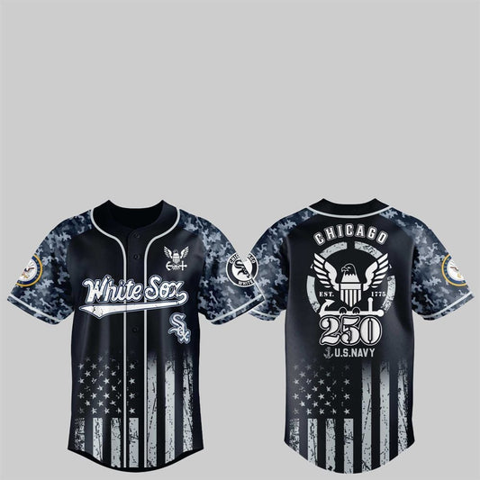 White Sox 250th US NAVY Jersey 2025 - Grishko.com