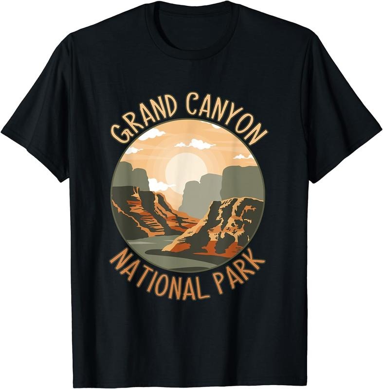 [100% Cotton] The Grand Canyon National Park Design T-Shirt
