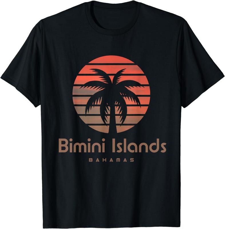 [100% Cotton]Bimini Island Bahamas T-Shirt