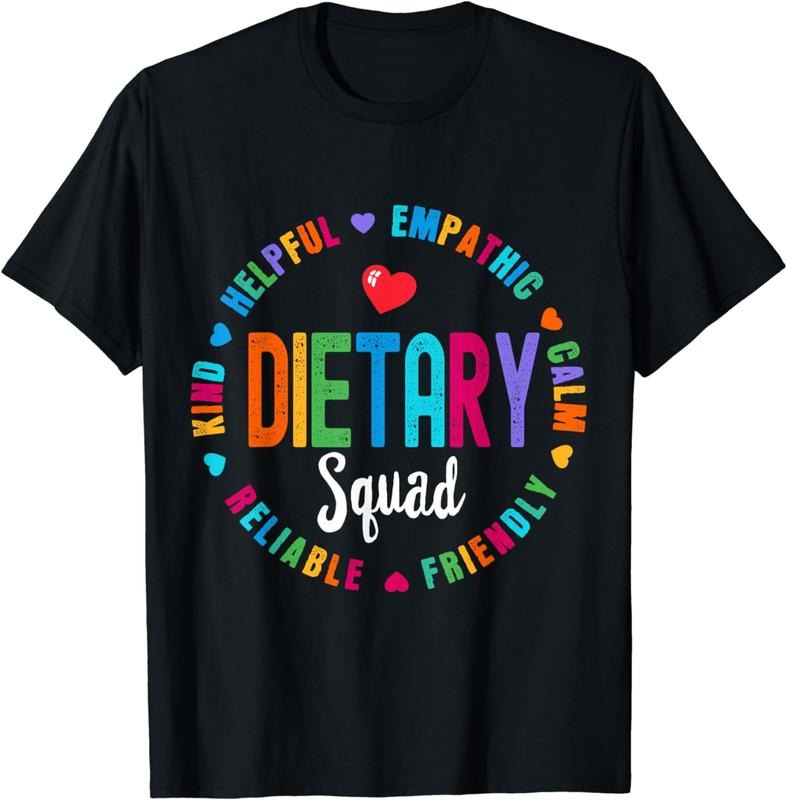 [100% Cotton]Dietary SQUAD Appreciation Week healthcare Dietitian Squad T-Shirt