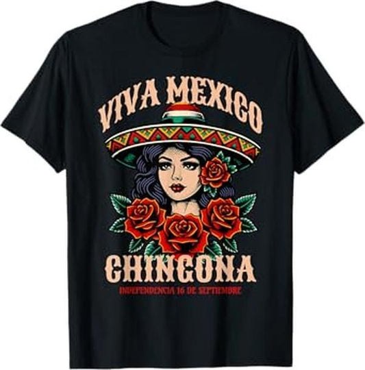 [100% Cotton]Mexico Independence Day Independencia Hispanic Viva Mexico T-Shirt