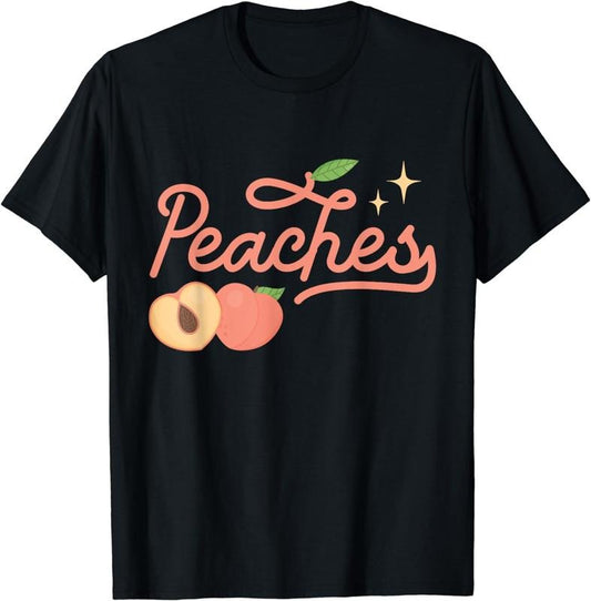 [100% Cotton]Peaches Sweet Fruit Peach T-Shirt