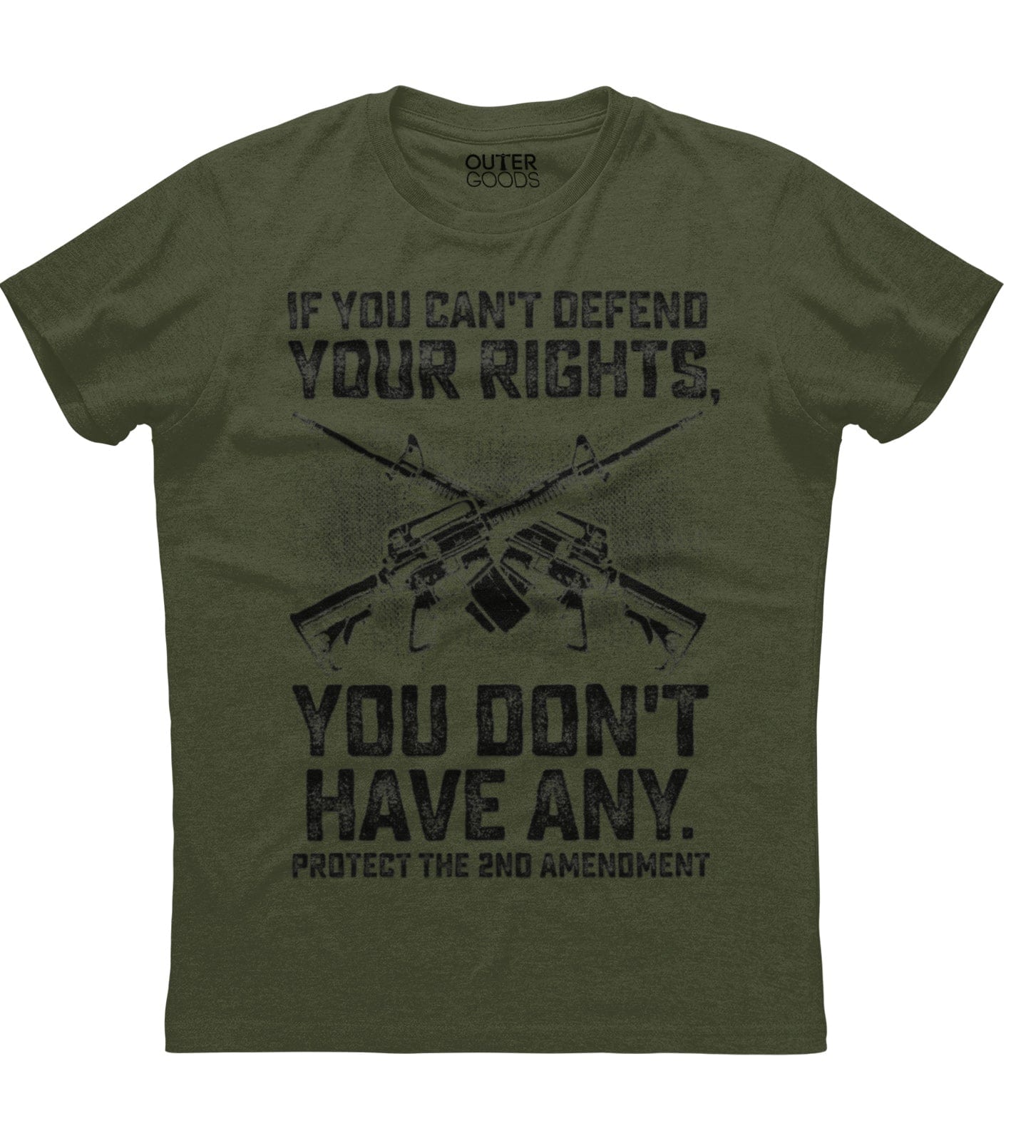 If You Can't Defend Your Rights T-Shirt (O) Style001