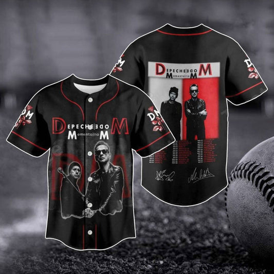 Depeche Mode Baseball Jersey: Official Tour Shirt & Merch – Rock Band Fan Gift - Aopprinter