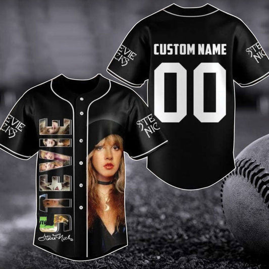 Custom Stevie Nicks Baseball Jersey - Billy Joel Two Icons Tour 2023 - Aopprinter
