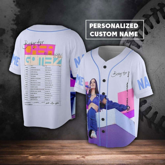 Becky G Baseball Jersey - Mi Casa Tu US Tour 2023 3D Shirt Official Merch for American Singer & Music Concerts - Aopprinter