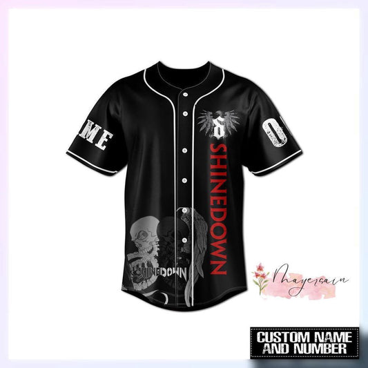 shine down Baseball Jersey Shirt, shine down The Revolutions Tour Shirt - lylyprint.com