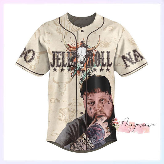 Jelly Roll Baseball Jersey, Jelly Roll Band Shirt - lylyprint.com