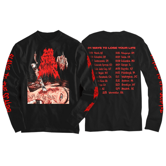 200 Stab Wounds Merch 200 Stab Wounds 21 Ways To Lose You Life Long Sleeve T-Shirt Fans Gifts