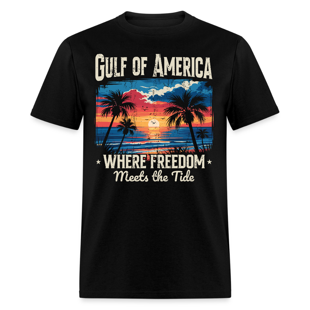 Gulf of America Where Freedom Meets The Tide T Shirt