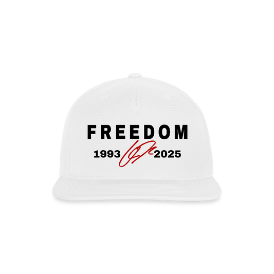Freedom Charlie Kirk 1993-2025 Snapback Hat