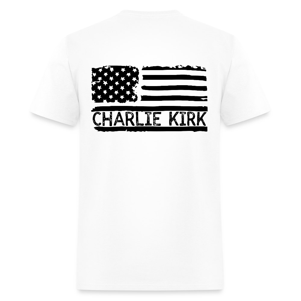 Charlie Kirk Freedom American Flag T Shirt - 3