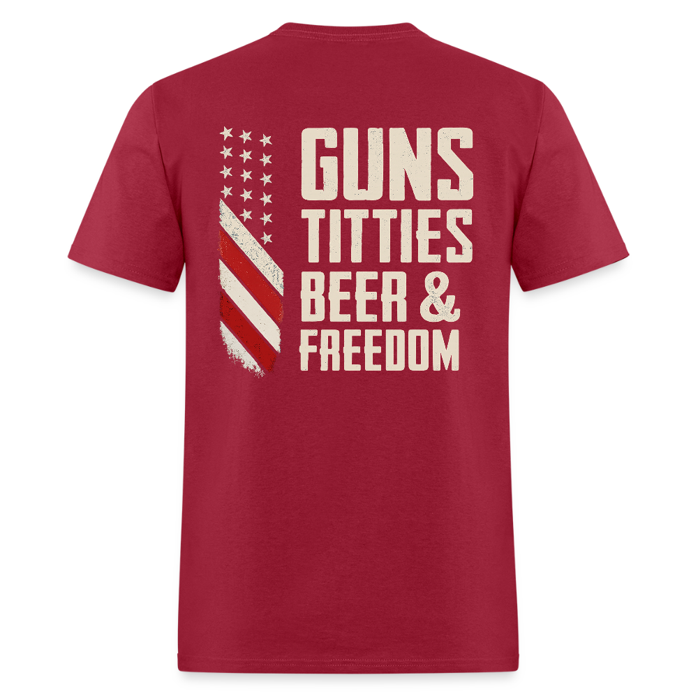 Guns Titties Beer & Freedom T Shirt