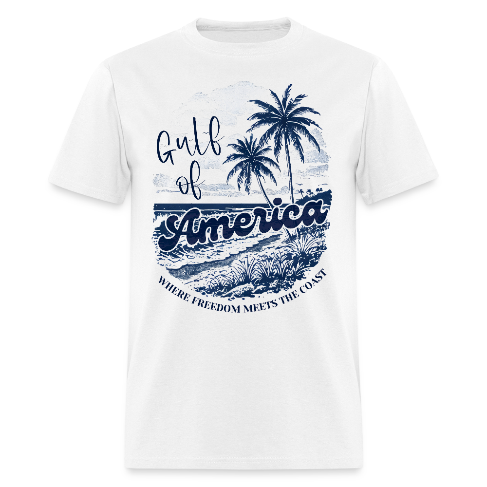 Gulf Of America Where Freedom Meets The Coast T Shirt