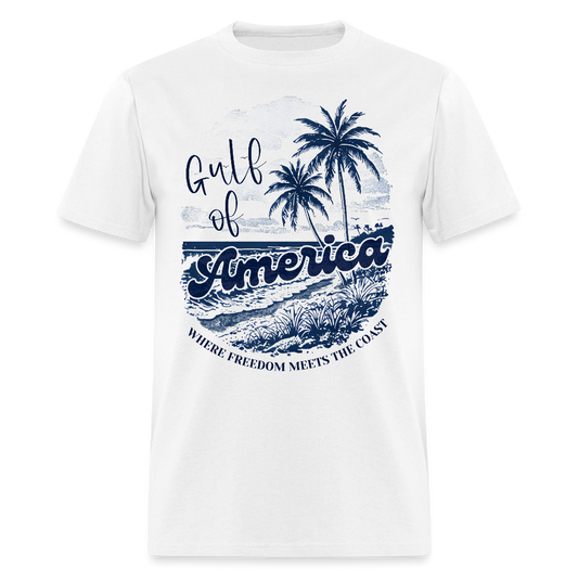 Gulf Of America Where Freedom Meets The Coast T Shirt