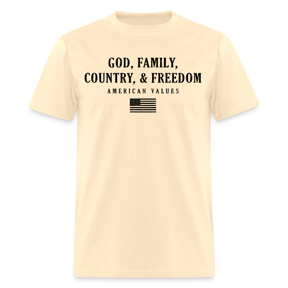 God, Family, Country, and Freedom T Shirt
