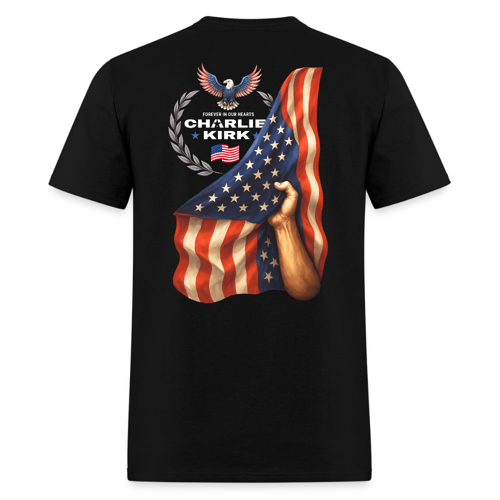 Freedom Bald Eagle Charlie Kirk Forever In Our Hearts T Shirt - 2