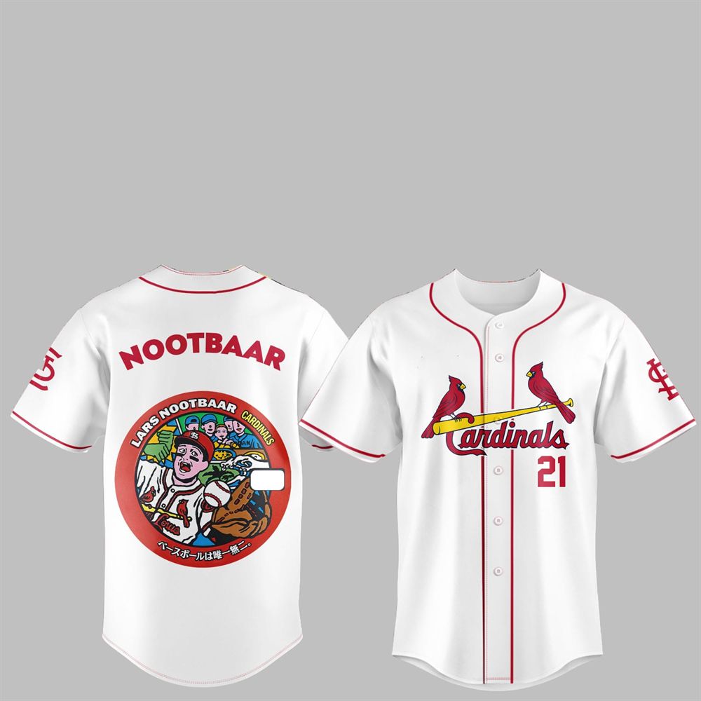 Cardinals Japan Rising Stars Lars Nootbaar Jersey 2025 - Grishko.com