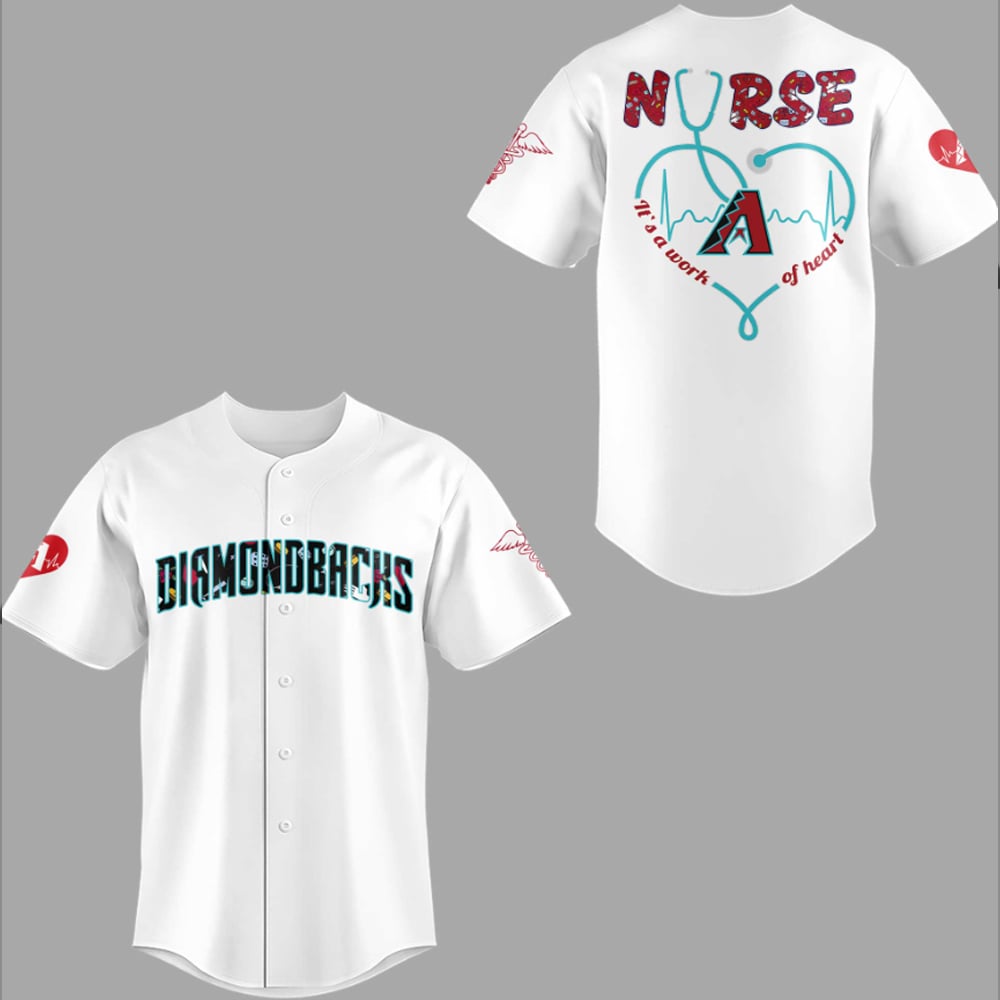 2025 Arizona Diamondbacks NURSES NIGHT Jersey - Grishko.com