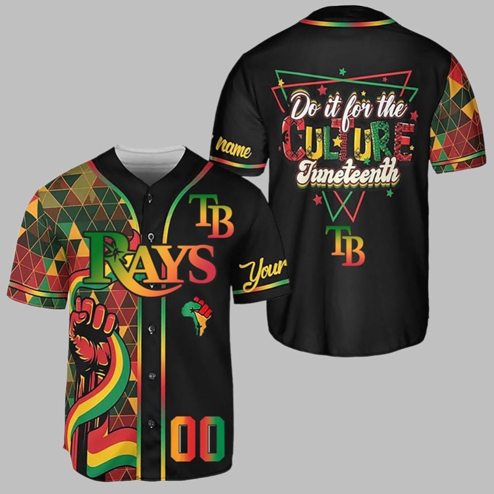 2025 Bay Rays Juneteenth Day Jersey - Grishko.com