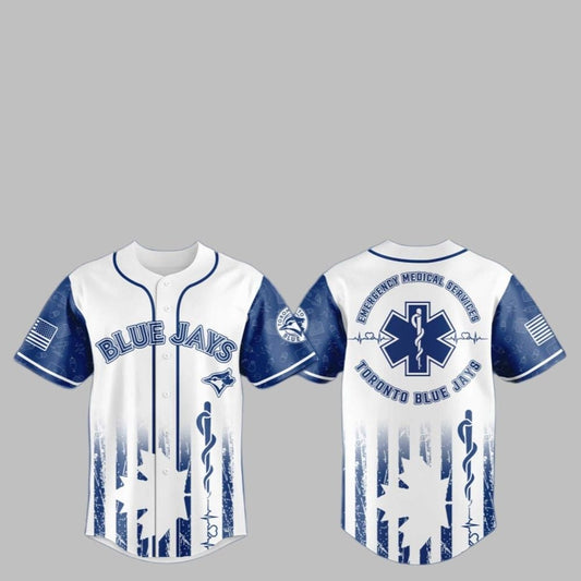 2025 Blue Jays x Emergency Medical Technician Appreciation Night Jersey - Grishko.com