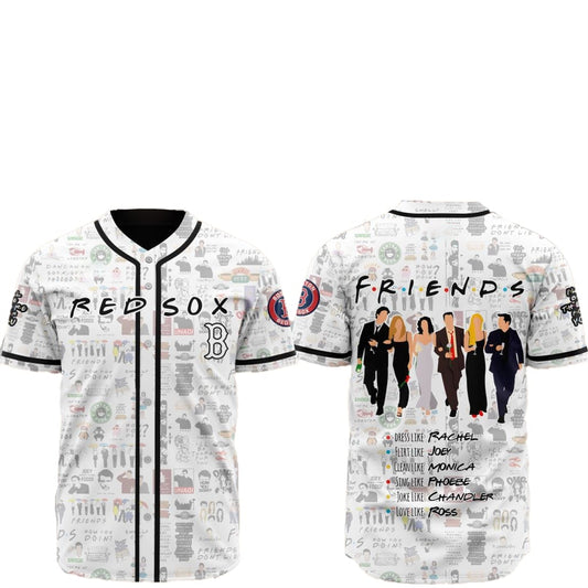 2025 Boston Red Sox Friends Baseball Jersey - Grishko.com