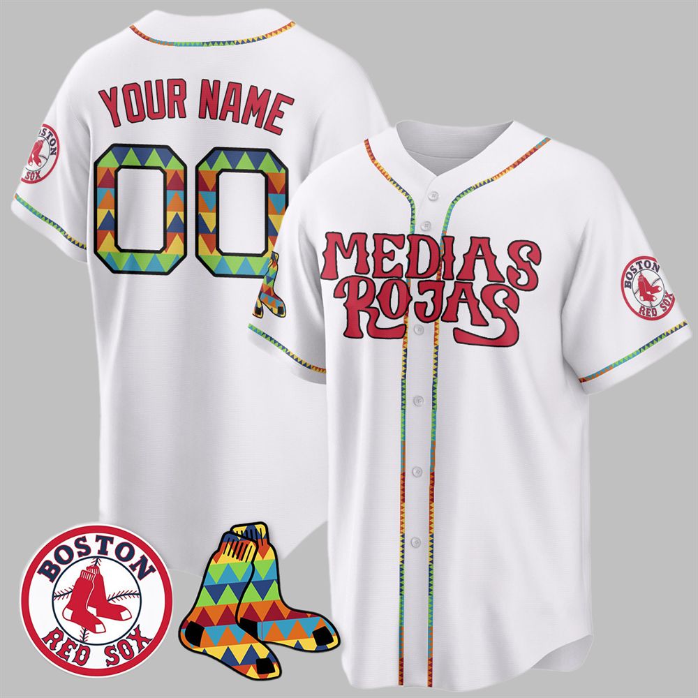 2025 Boston Red Sox Medias Rojas Jersey - Grishko.com