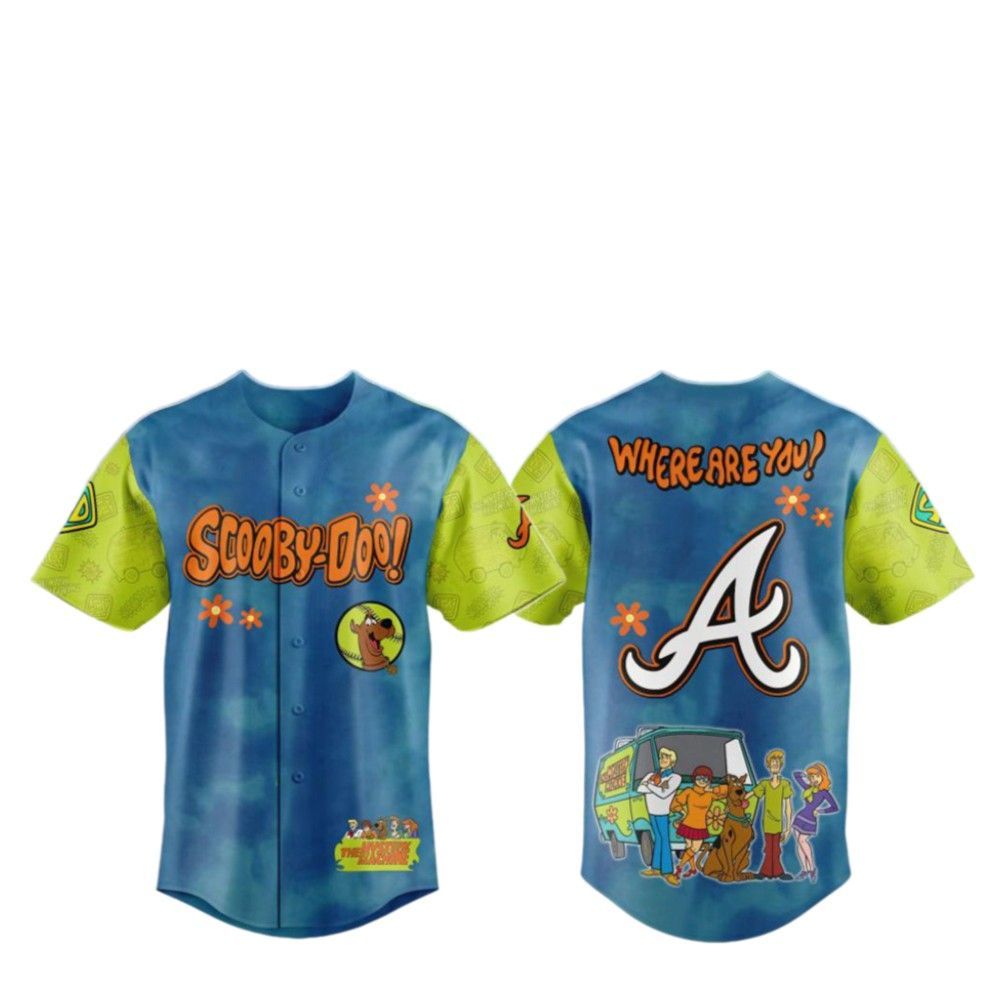 2025 Braves Scooby-Doo Baseball Jersey - Grishko.com
