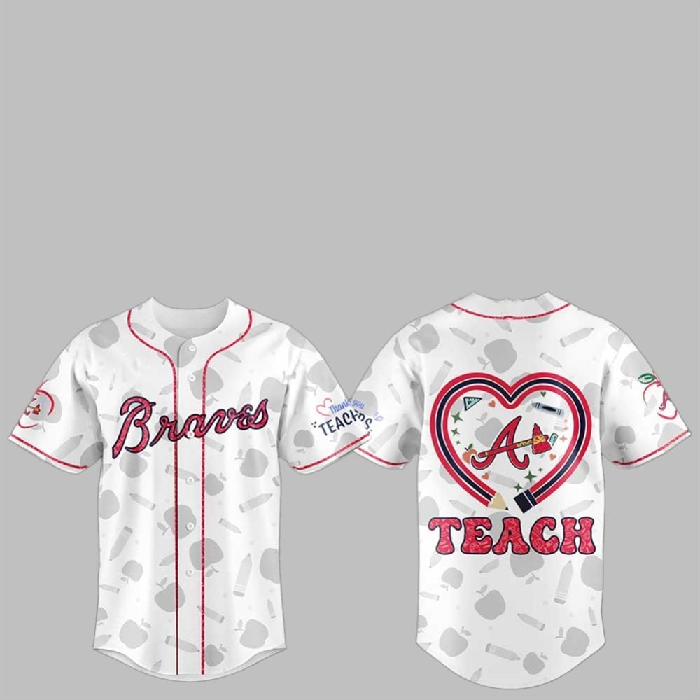 2025 Braves Teacher Appreciation Jersey - Grishko.com
