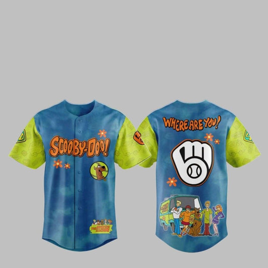 2025 Brewers Scooby-Doo Baseball Jersey - Grishko.com