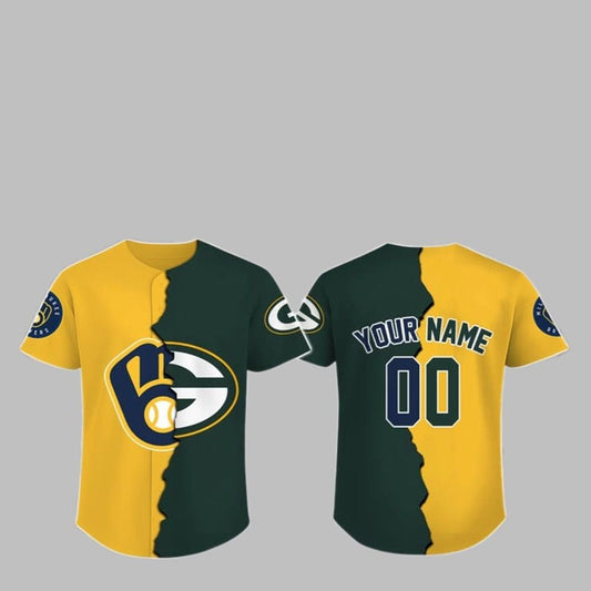 2025 Brewers x Bay Packers Football Jersey - Grishko.com