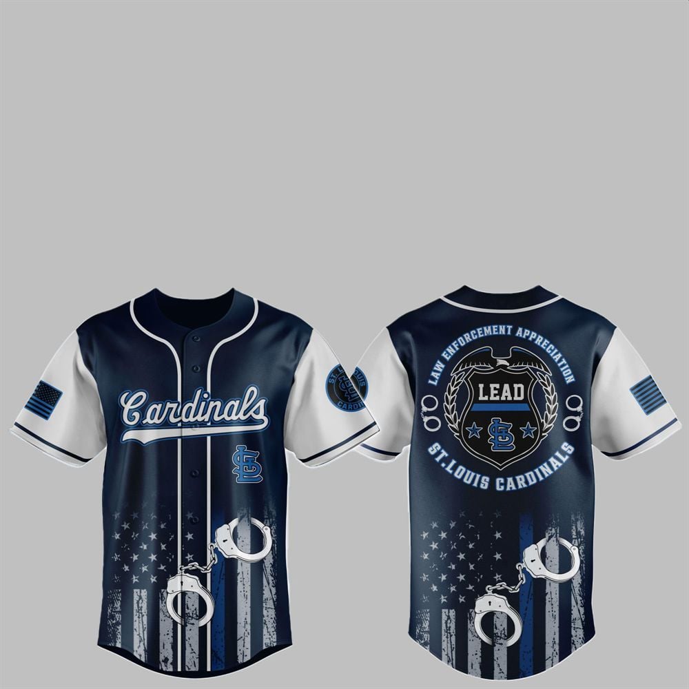 2025 Cardinals x Law Enforcement Appreciation Day Jersey - Grishko.com