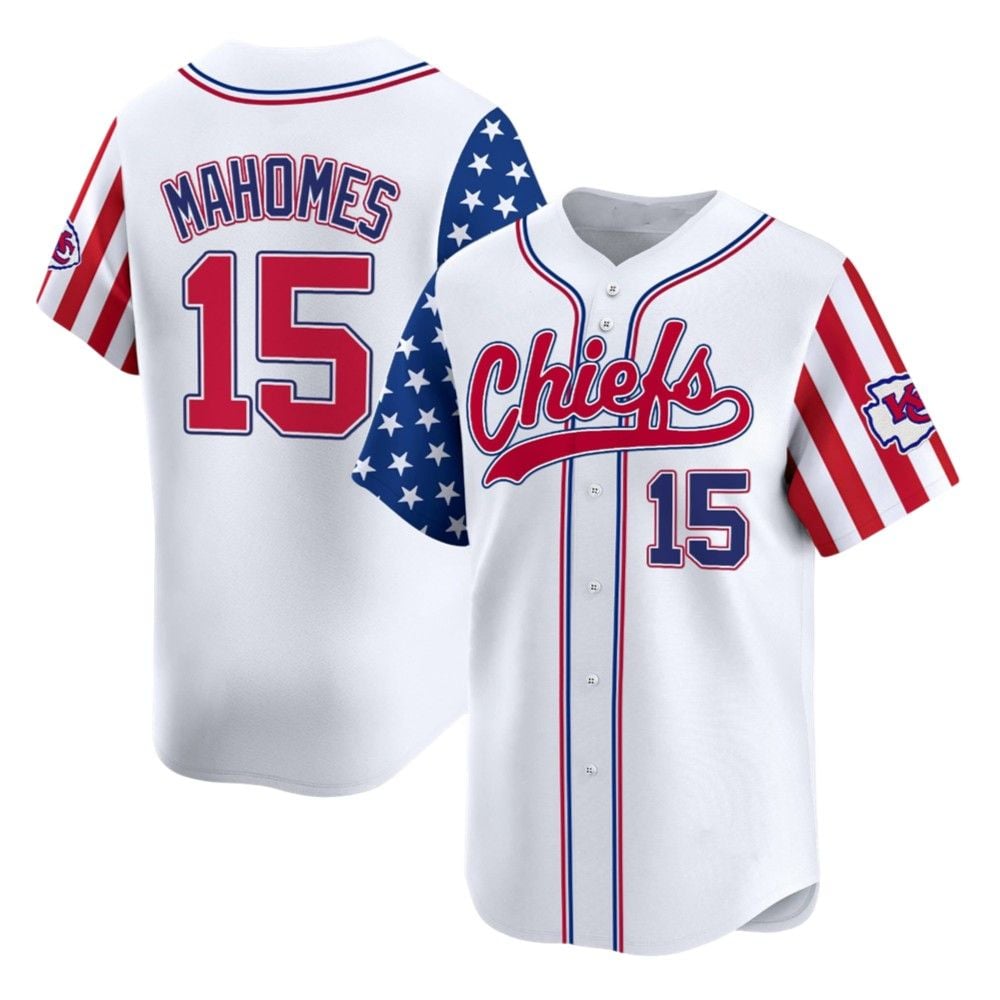 2025 Chiefs Mahomes Fouth Of July Jersey - Grishko.com