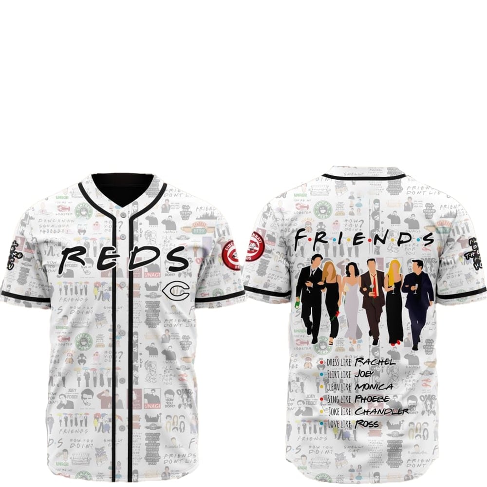 2025 Cincinnati Reds Friends Baseball Jersey - Grishko.com