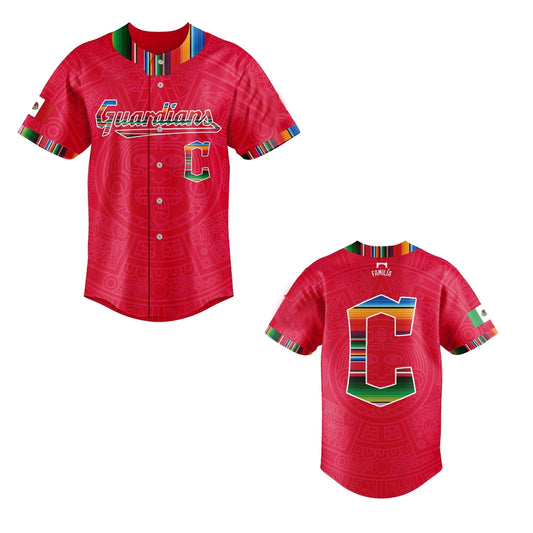 2025 Cleveland Guardians Mexican Heritage Night Baseball Jersey Combo - Grishko.com