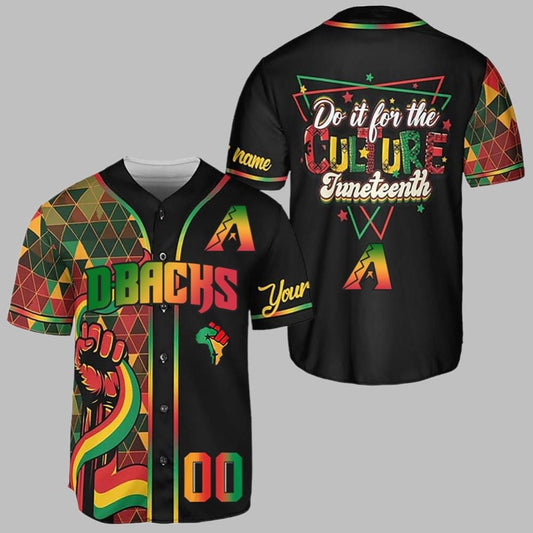 2025 Diamond Backs Juneteenth Day Jersey - Grishko.com