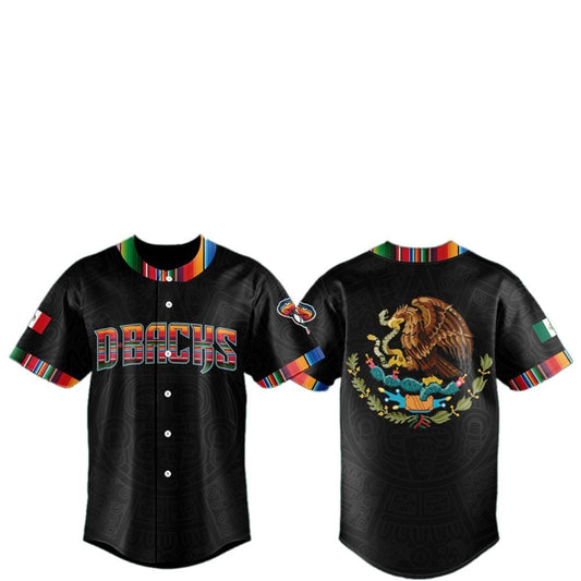 2025 Diamondbacks Mexican Heritage Night Jersey - Grishko.com