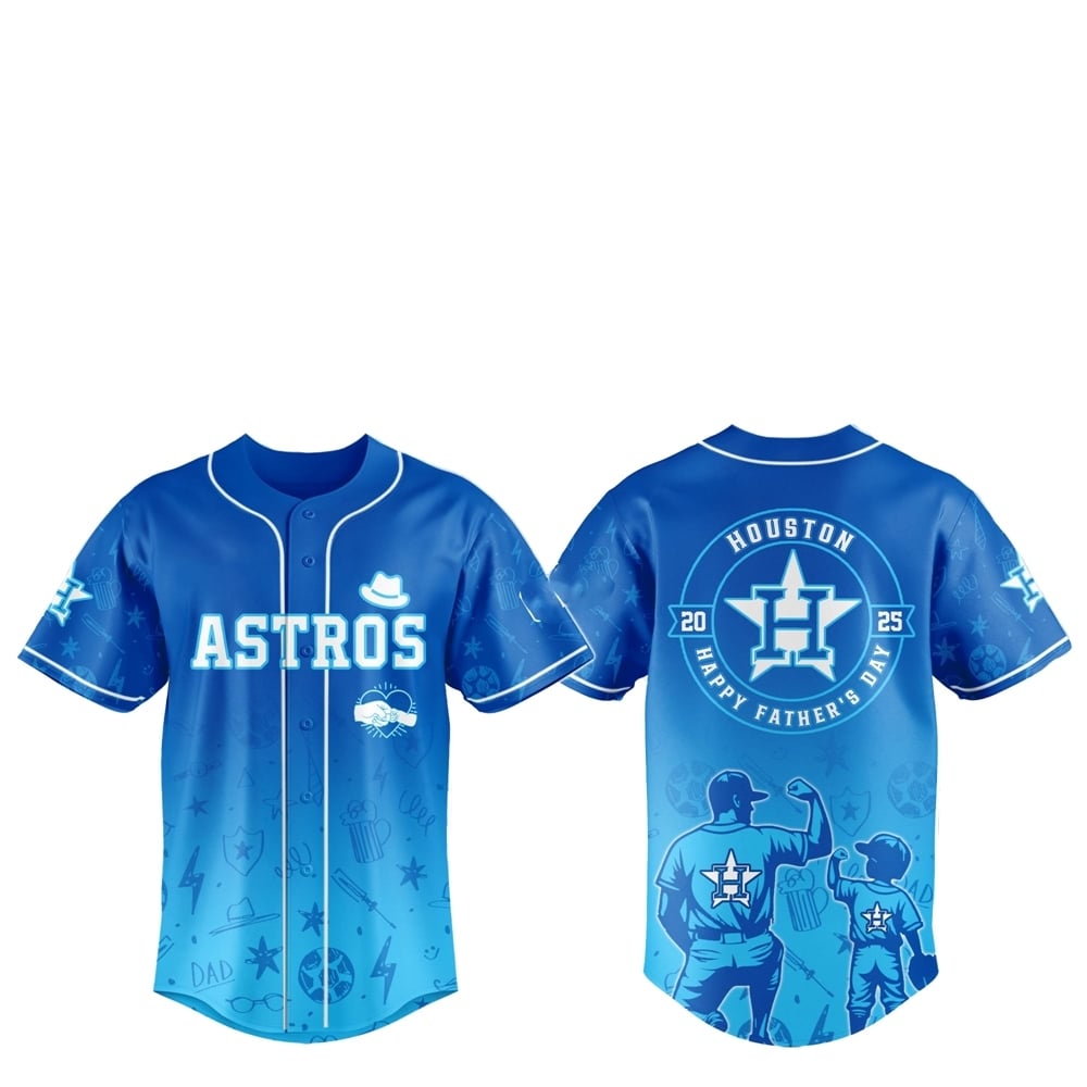 2025 Houston Astros Happy Father Day Baseball Jersey Combo - Grishko.com