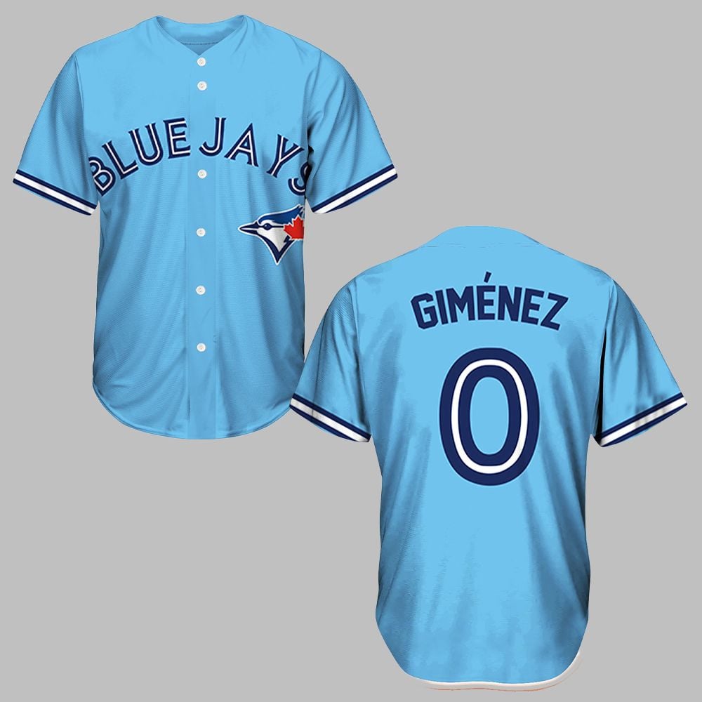 2025 Jays Andres Gimenez New Blue Jersey Giveaway - Grishko.com