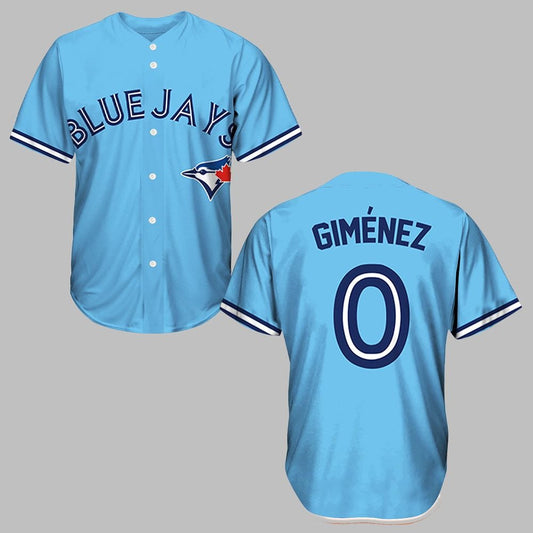 2025 Jays Andres Gimenez New Blue Jersey Giveaway - Grishko.com