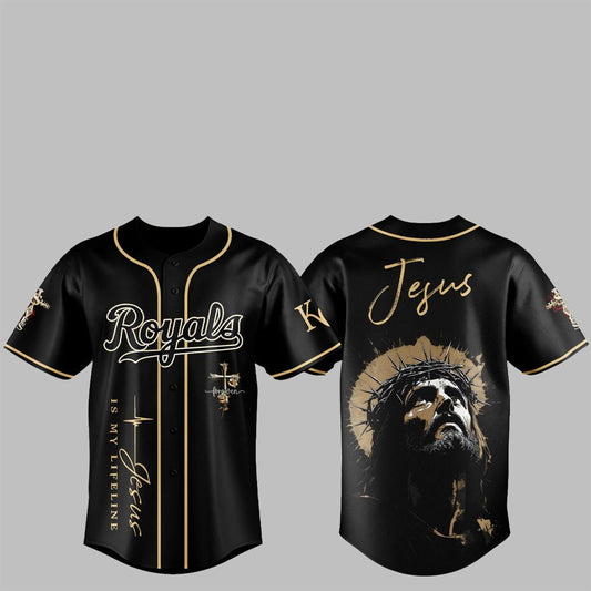 2025 KC Royals Jesus Baseball Jersey - Grishko.com