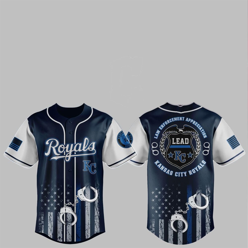 2025 KC Royals Law Enforcement Appreciation Day Jersey - Grishko.com