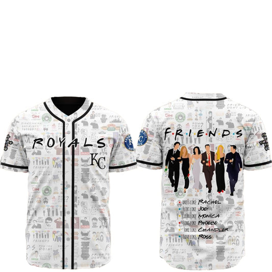 2025 Kansas City Royals Friends Baseball Jersey - Grishko.com